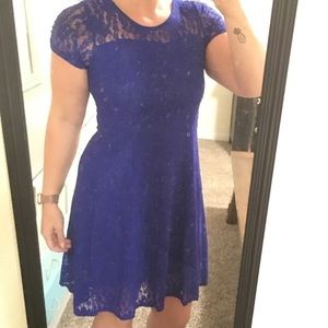 Blue Cocktail Dress